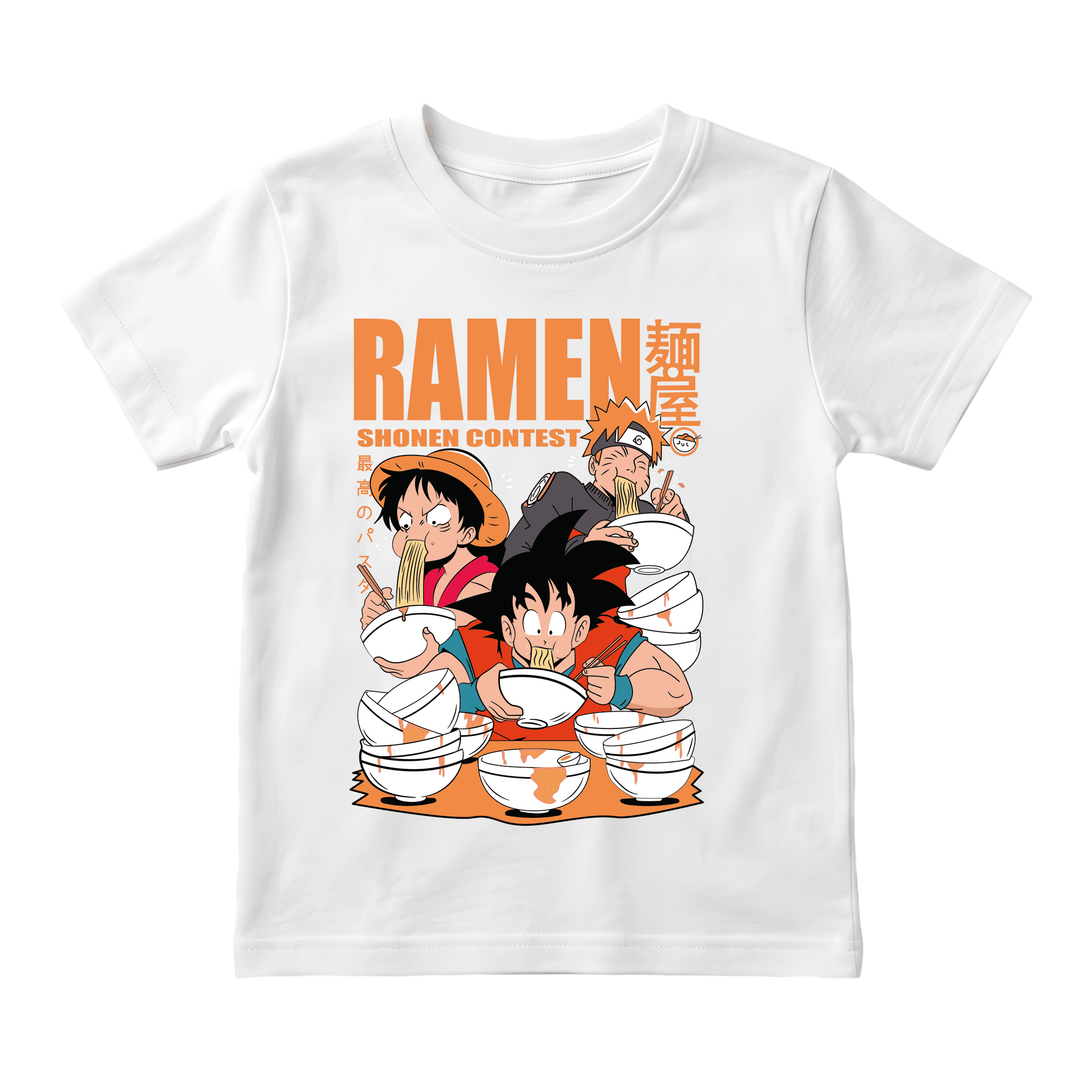 Luffy x Goku x Naruto Ramen Battle