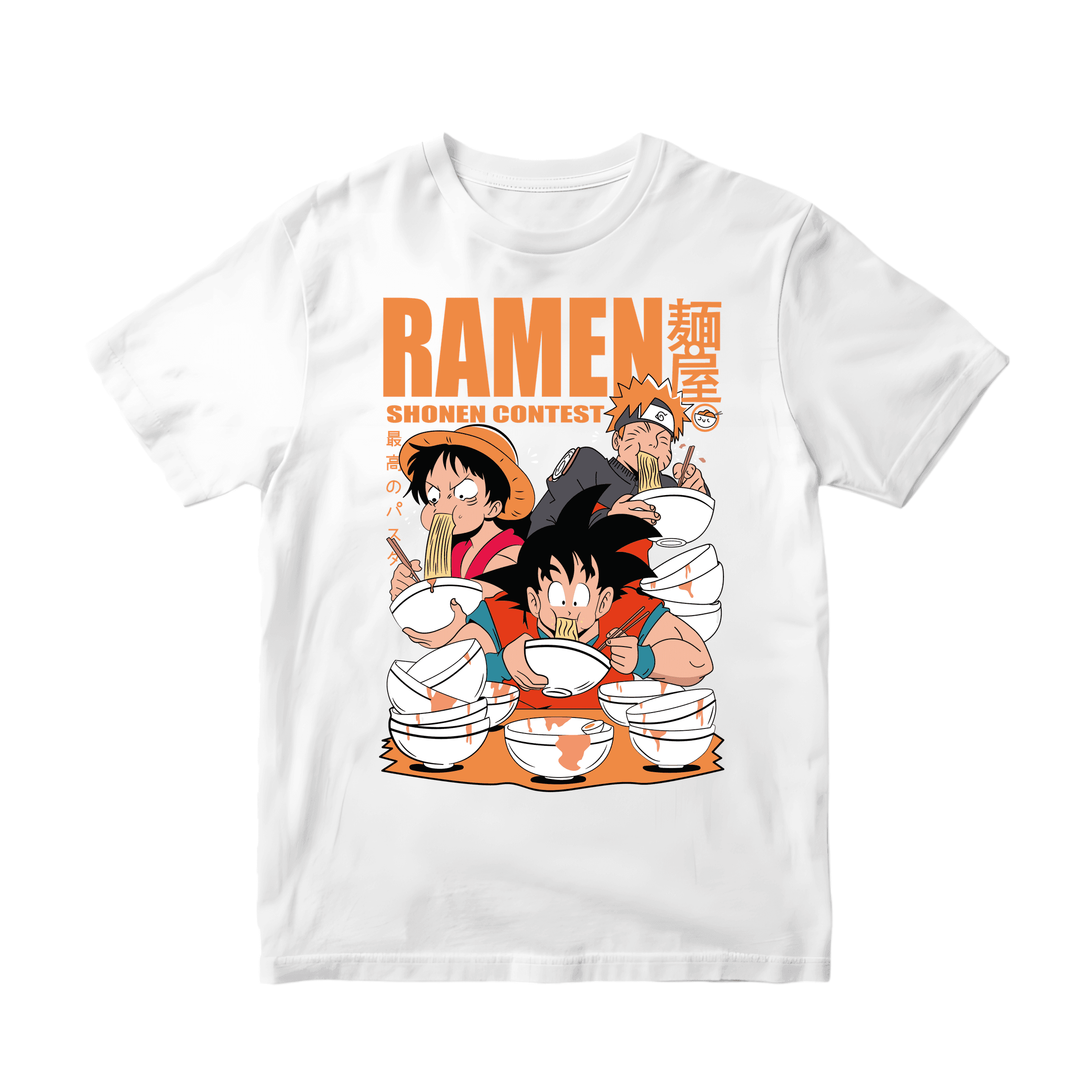 Luffy x Goku x Naruto Ramen Battle