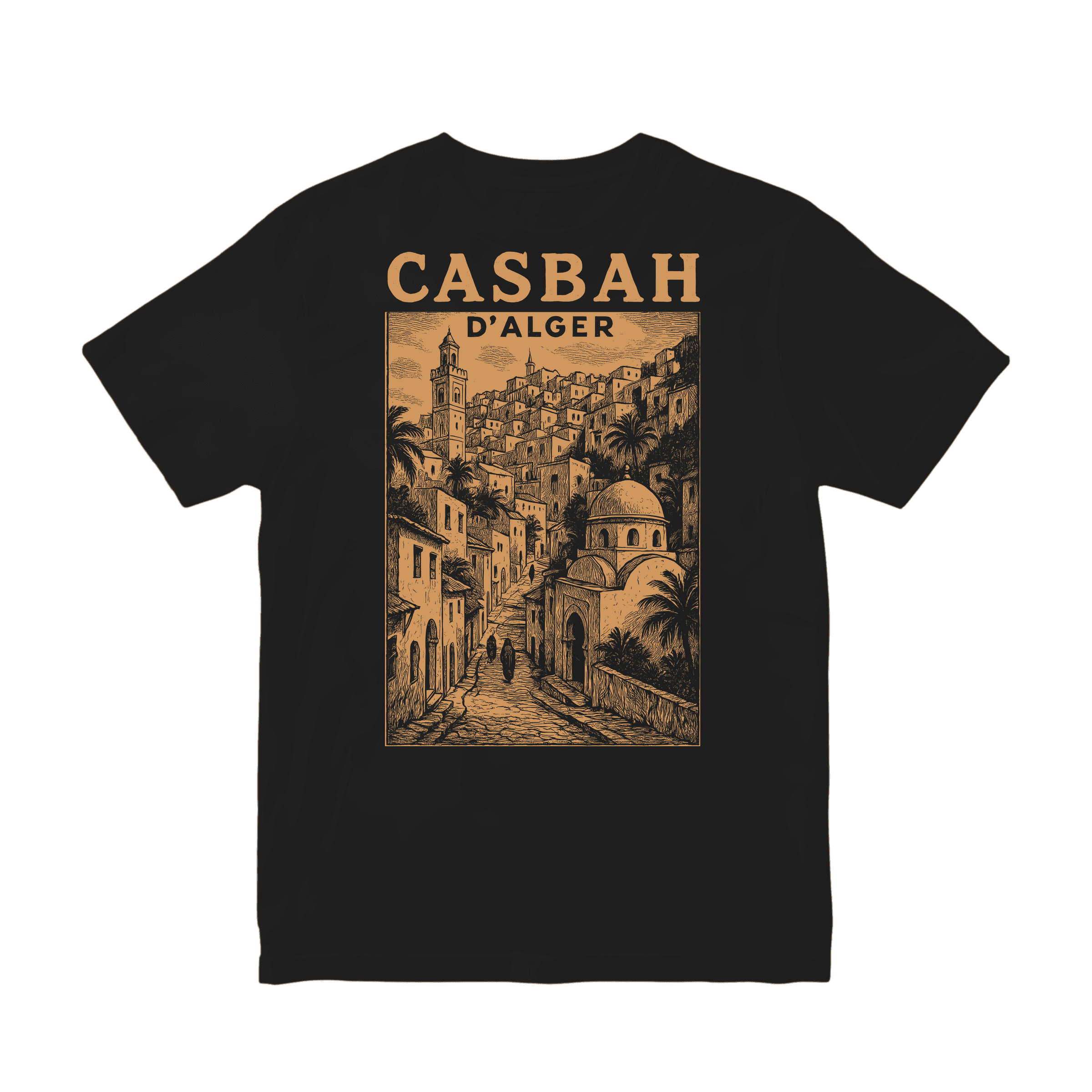 CASBAH MONO CHROM sur noir