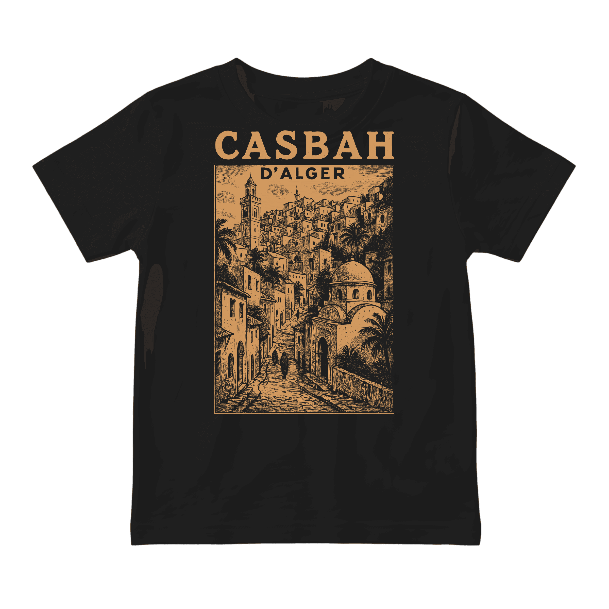 CASBAH MONO CHROM sur noir